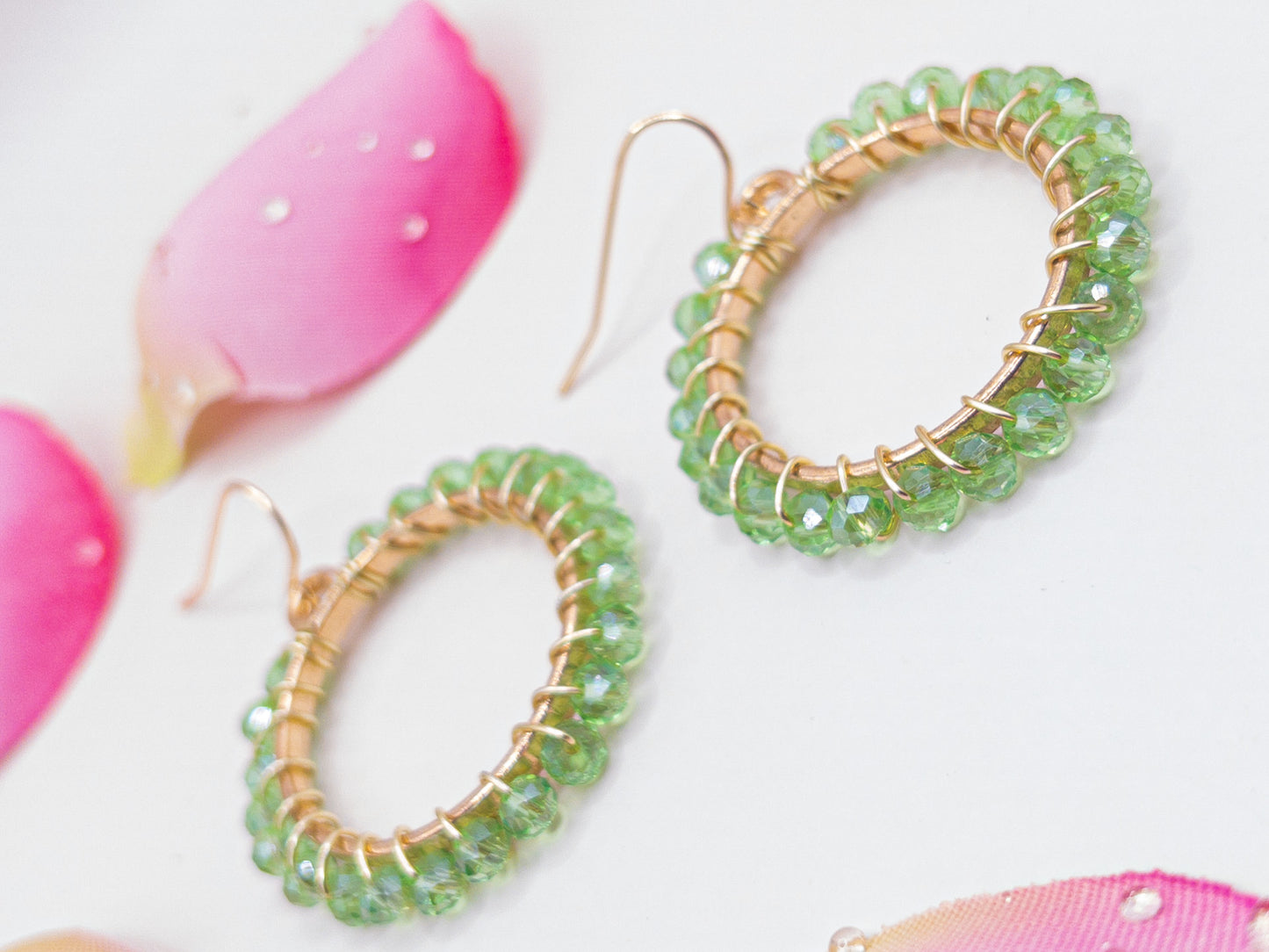 Oorbellen Sparkle groen