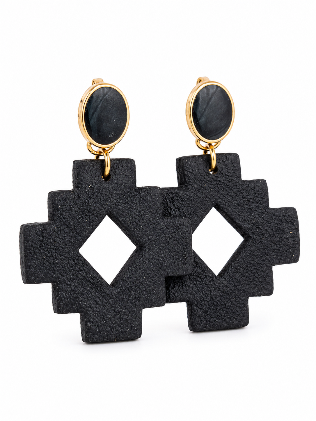 Oorbellen Black Corners