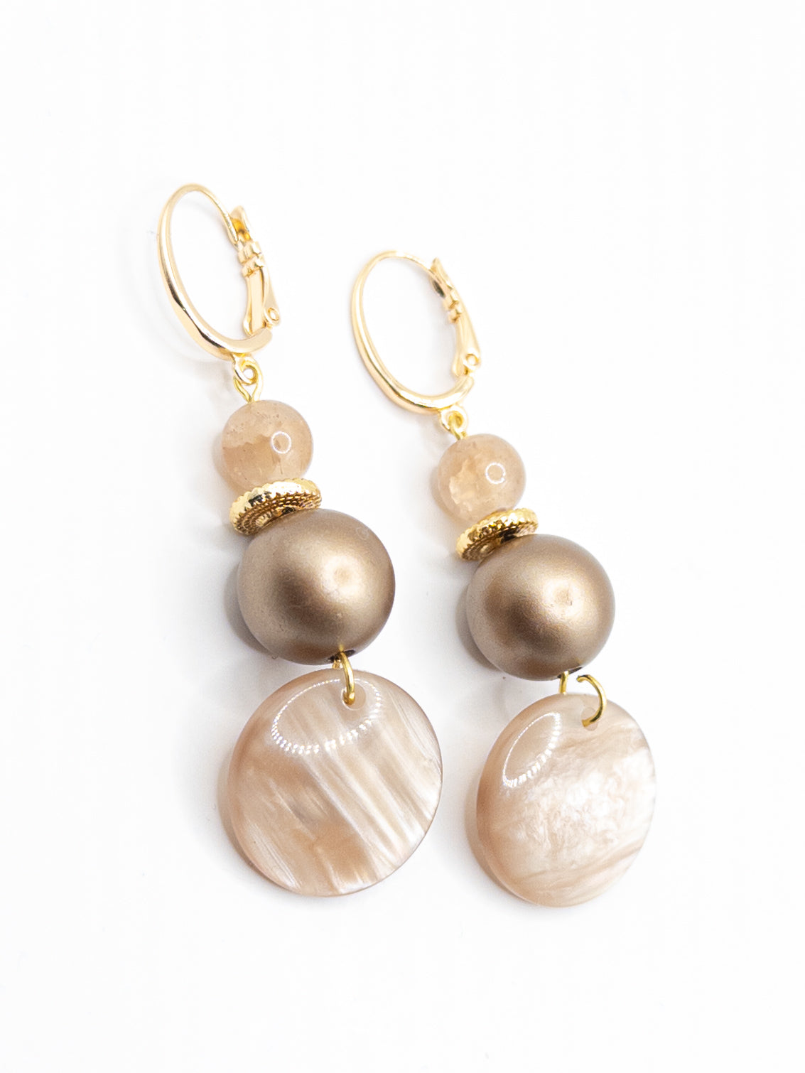 Oorbellen Noa naturel kleuren