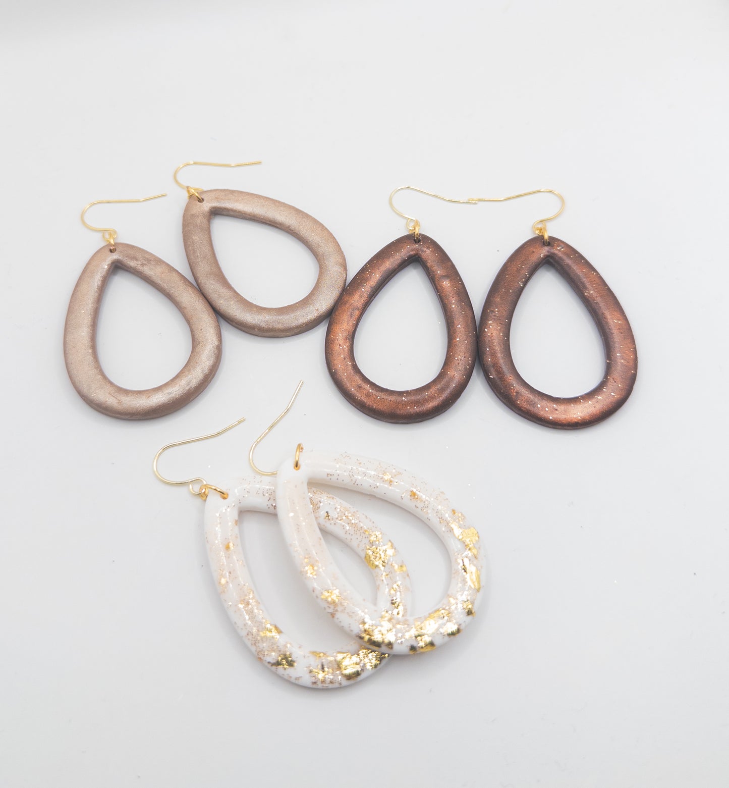 Oorbellen Druppel Brown