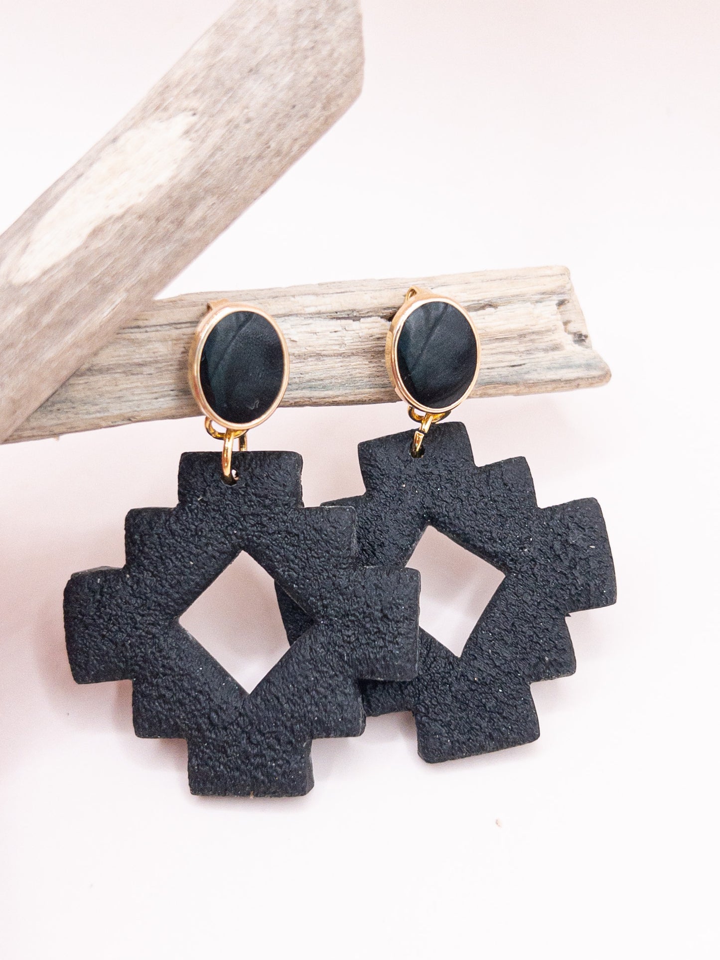 Oorbellen Black Corners