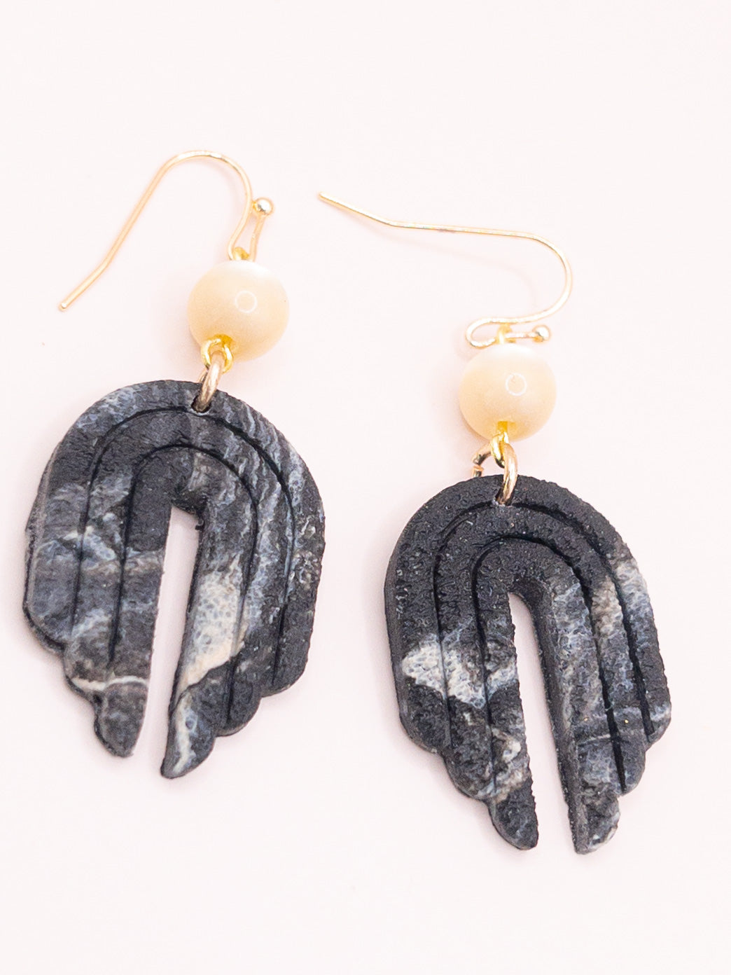 Oorbellen Batik Mix zwart