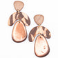 Trio of taupe Brown and champagne