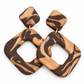 Oorbellen Lily bruin copper
