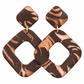 Oorbellen Lily bruin copper