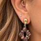 Oorbellen Daisy brown copper