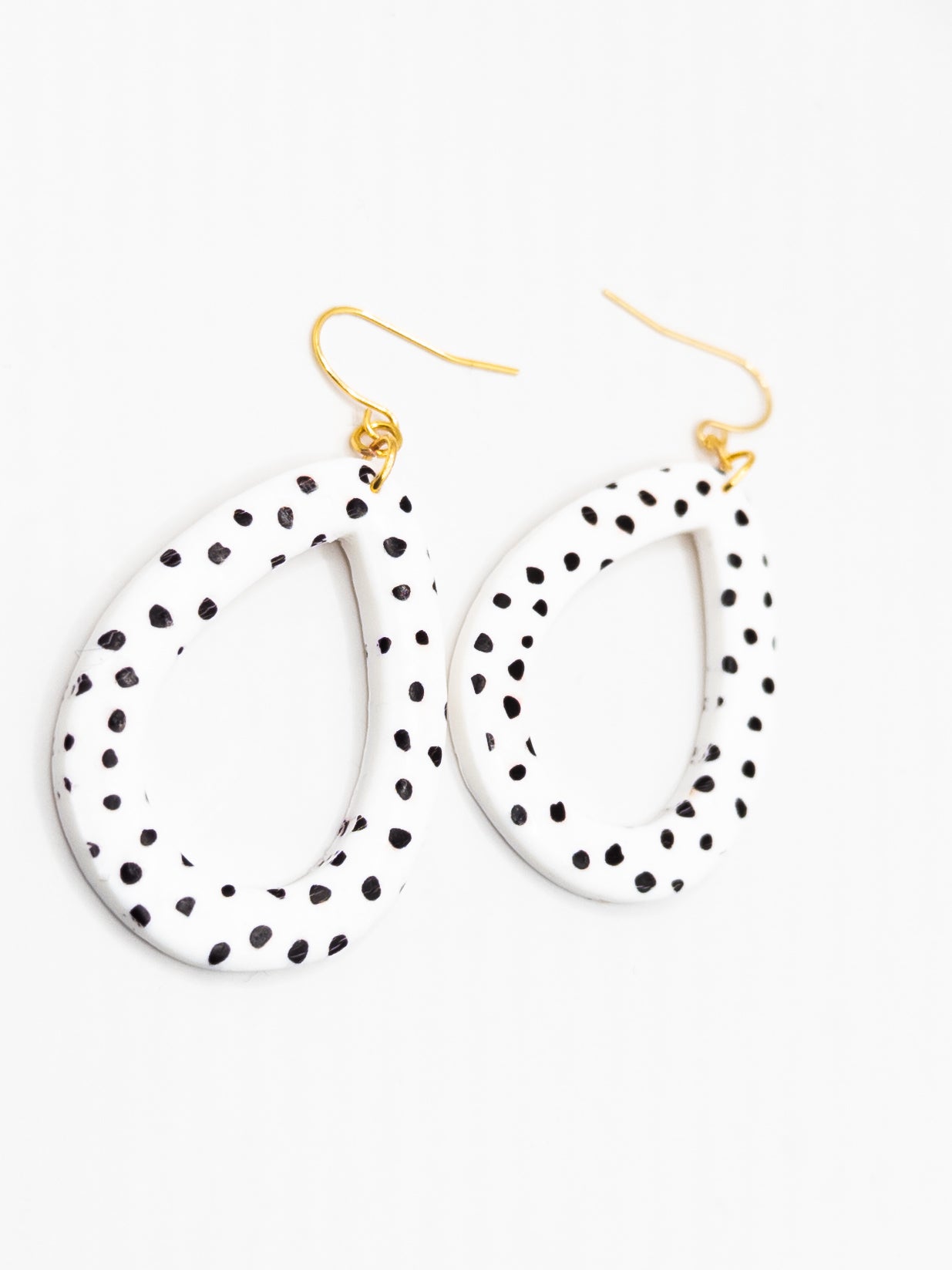 Oorbellen Druppel polkadot