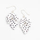 Oorbellen Leah Polkadot wit zwart