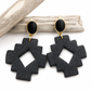 Oorbellen Black Corners