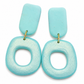 Organic hangers in mintgroen aqua