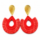 Oorbellen Melly indian red