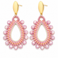 Oorbellen Pretty Pink gold