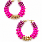 Creolen medium roze goud