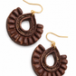 Oorbellen Boho Burgundy / Brown