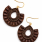 Oorbellen Boho Burgundy / Brown