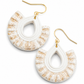 Oorbellen Boho white