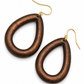 Oorbellen Druppel Brown