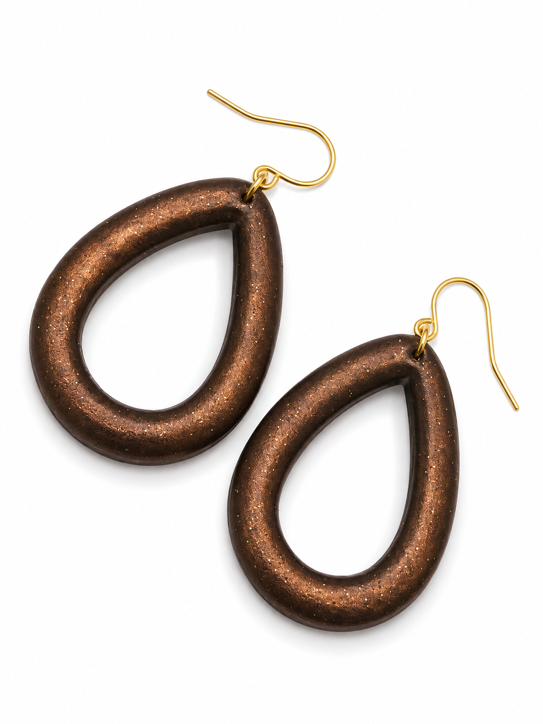 Oorbellen Druppel Brown