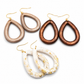 Oorbellen Druppel white gold