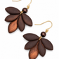 Oorbellen Lotus Brown