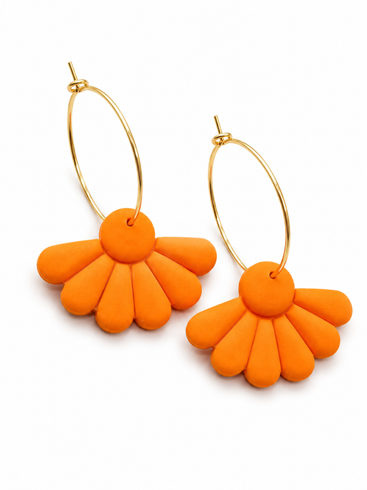 Bloemoorbellen oranje goud