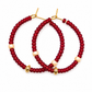 Oorringen rood goud