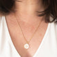 Ketting met vlinderhanger wit goud
