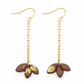 Oorhangers Lotus Brown