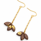 Oorhangers Lotus Brown