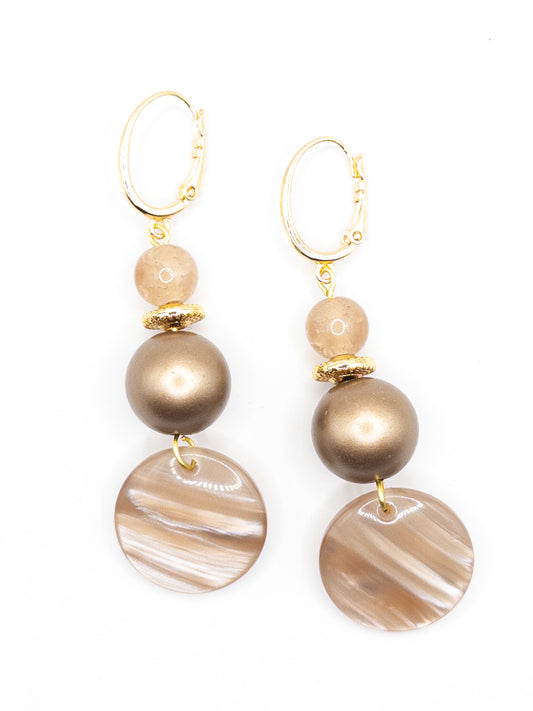 Oorbellen Noa naturel kleuren
