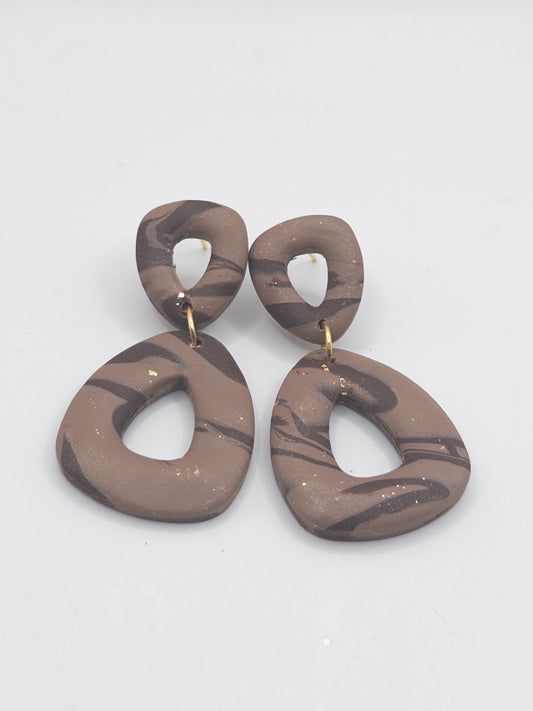 Oorbellen Espresso Brown