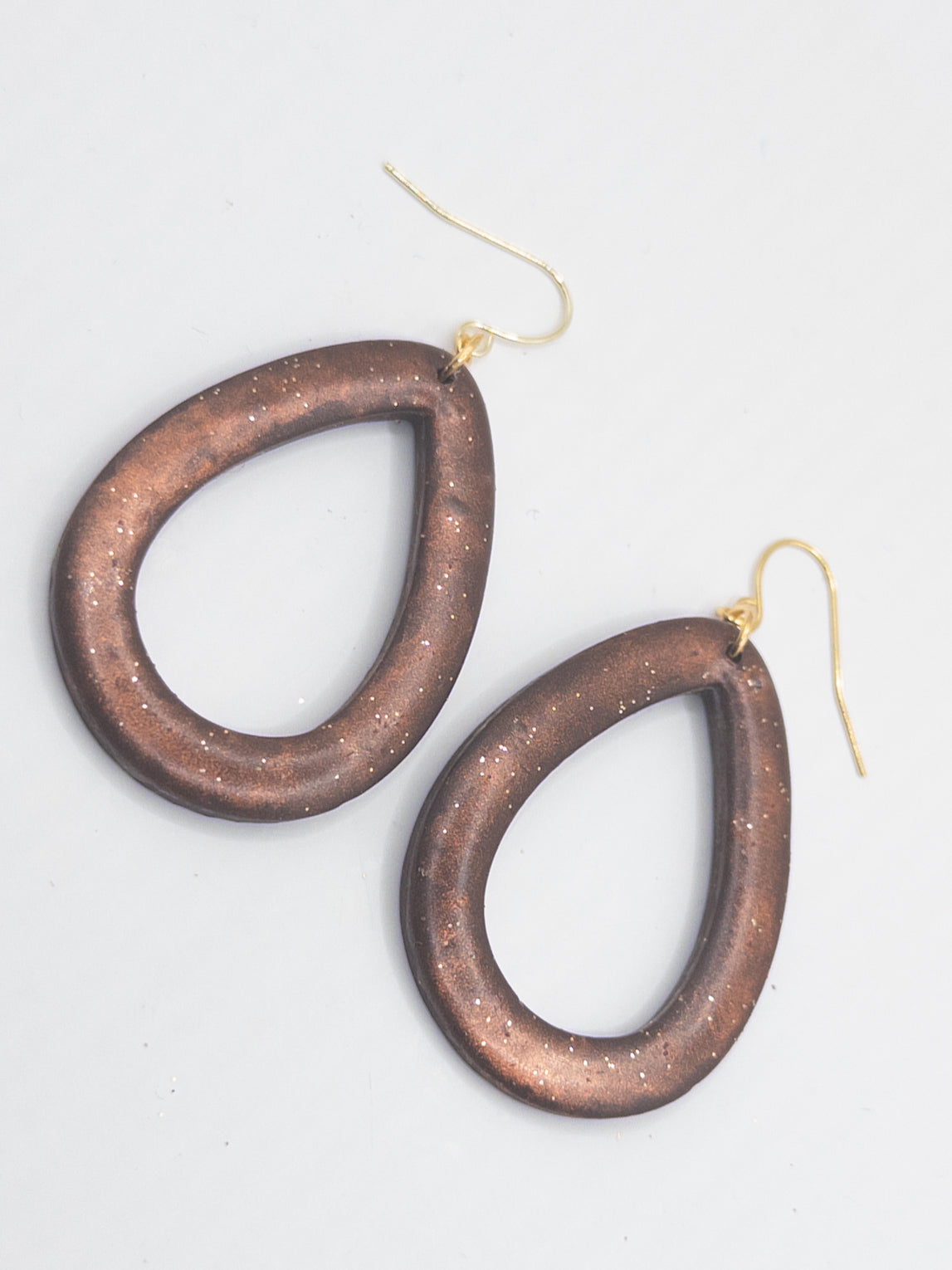 Oorbellen Druppel Brown