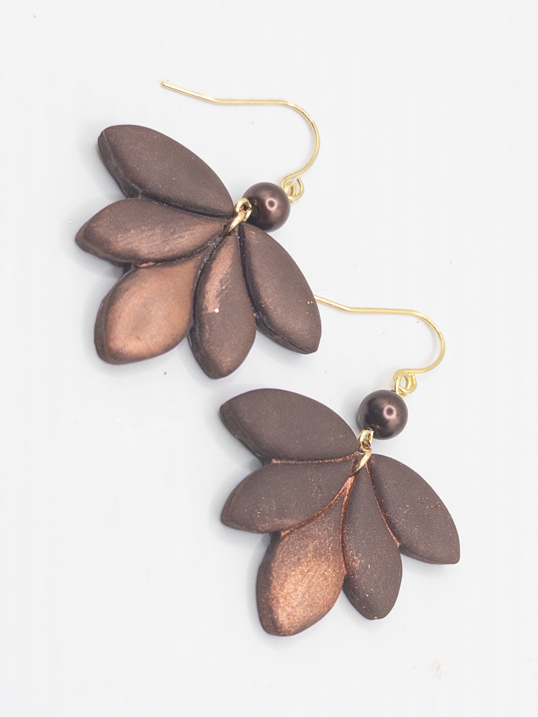 Oorbellen Lotus Brown