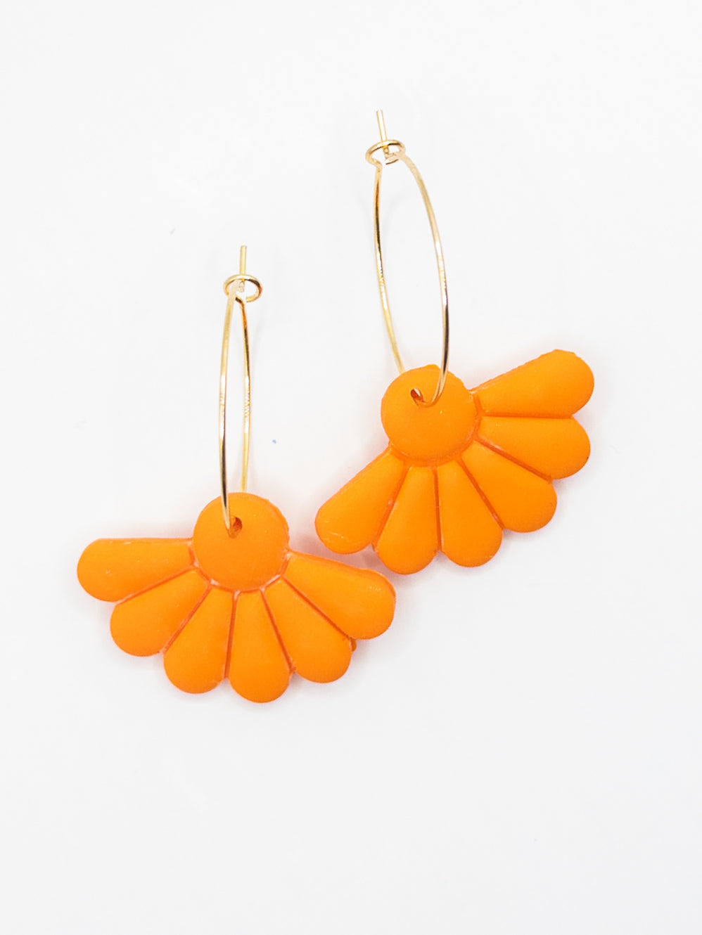 Bloemoorbellen oranje goud