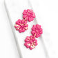 Roze bloemoorbellen met goud