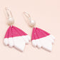 Oorbellen Kathryn wit roze zilver